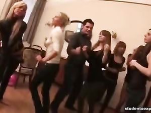 Party Girls Have An Orgy With The Hot Guys They Love
