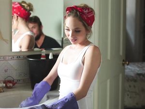 Teen In A Cute Red Bandanna Fucks Passionately