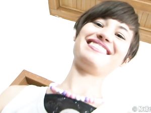 Skinny Short Haired 18 Year Old Anally Fucked