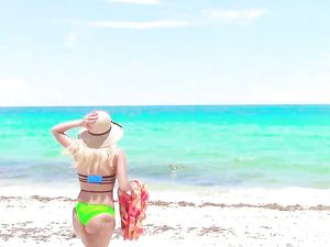 Tiny Tits And A Big Ass On The Hardcore Bikini Girl