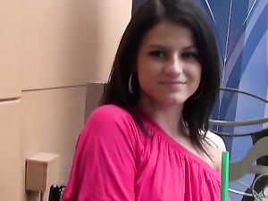 Sexy Girl On A Date Fucks Him In The Public Bathroom