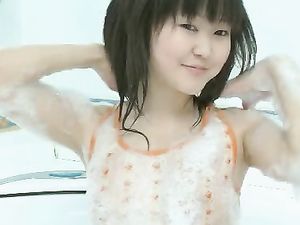 Asian Princess Taking A Bath And Masturbating