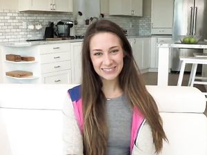 Blowjob And Cunt Filling With A Brunette Princess