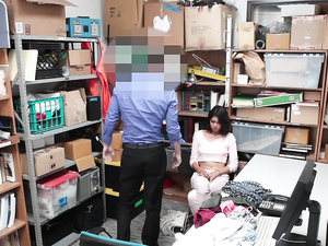 Back Office Fuck Of A Shoplifting Cutie